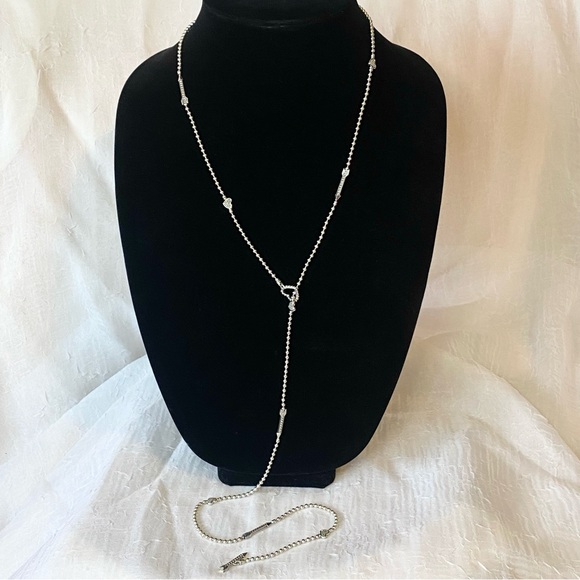 LAGOS Sterling Silver Caviar Hearts & Arrows Necklace - Picture 7 of 16